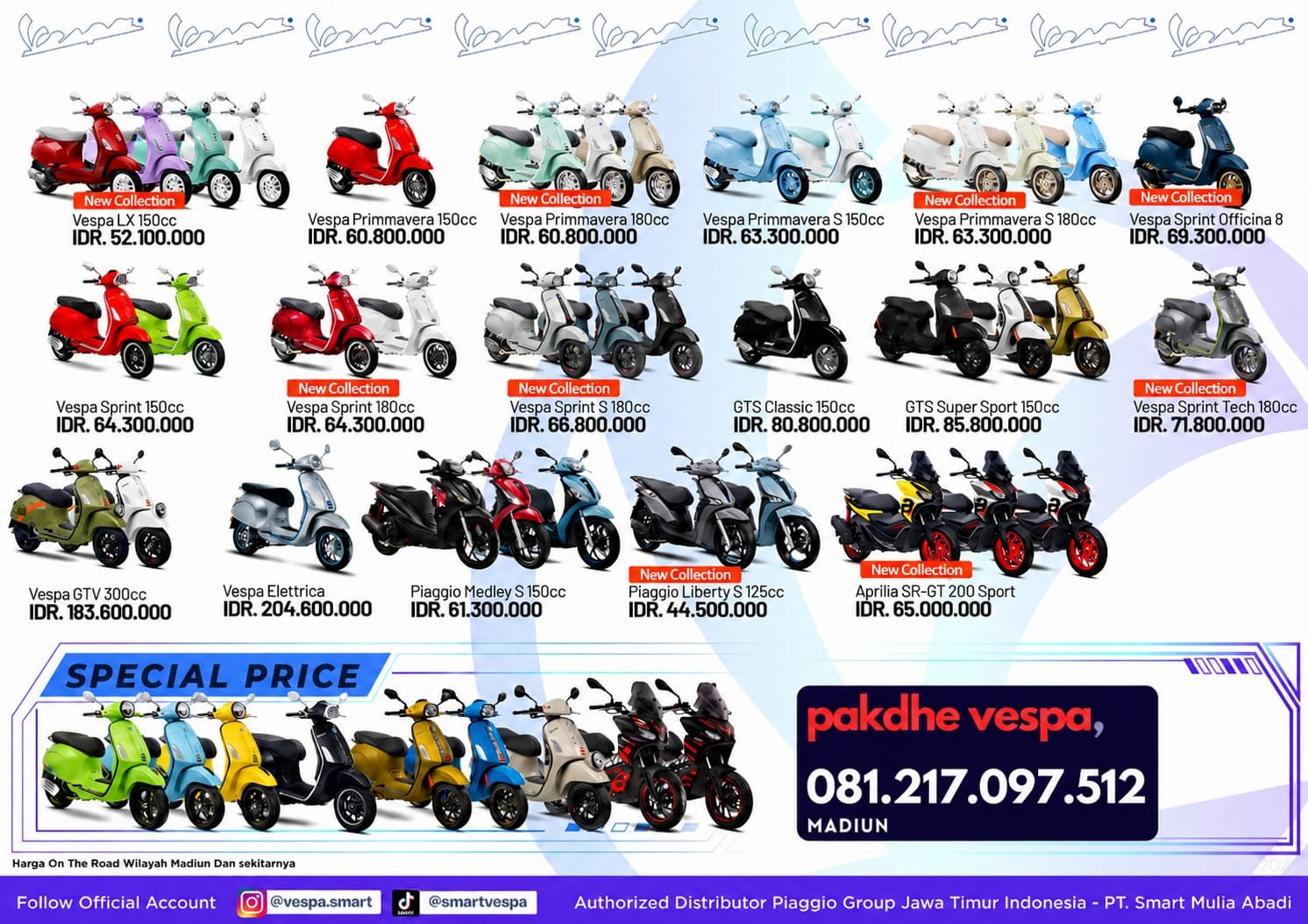Dealer Motor Vespa Madiun